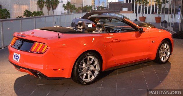 2015 Ford Mustang Convertible Orange
